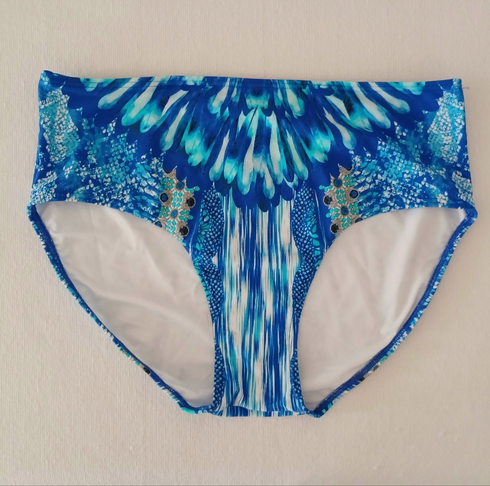 VENUS High Waist Crown Jewels Bikini Bottom, size 14